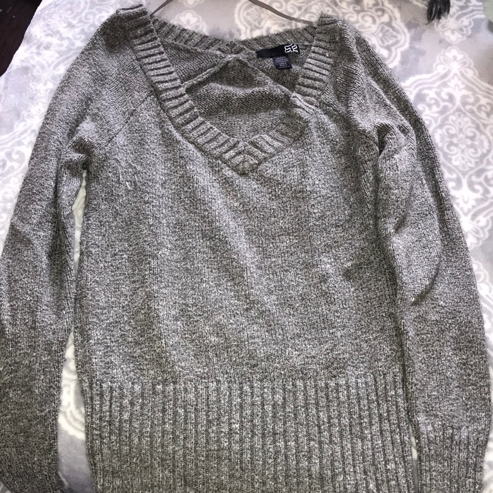 Grey sweater!